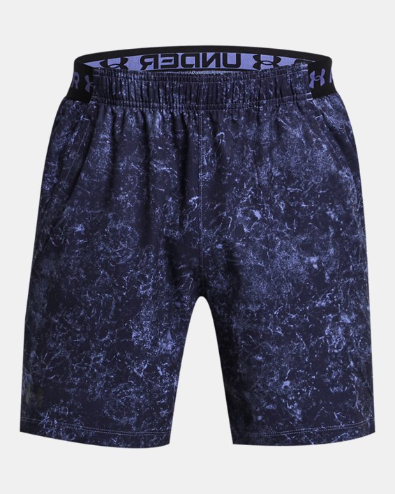 Men's UA Vanish Woven 6" Printed Shorts in Purple image number 4